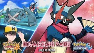 Pokemon Sun and Moon: Brogamerchannel Vs Mixeli (Collab)