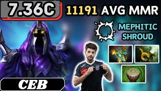 7.36c - Ceb ABADDON Hard Support Gameplay 20 ASSISTS - Dota 2 Full Match Gameplay