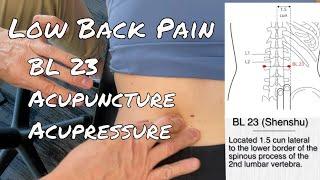 BL 23 Acupressure: Low Back Pain