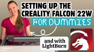 How to Setup Creality Falcon Laser - EASY!