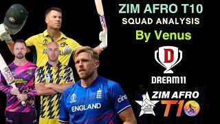 ZIM AFRO T10 League Preview | Dream11