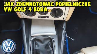 Demontaż popielniczki VW Golf 4/Bora/Ashtray remove golf 4/bora