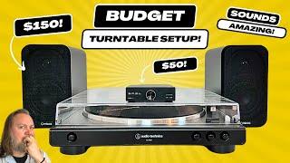 Two of the BEST speaker and amp setups for your turntable under $300!