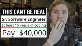 15 years of coding for THIS?! - GARBAGE PROGRAMMING JOBS