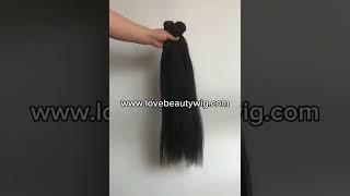 lovebeautywig |  Yaki Straight Human Hair Bundles#bundledeals #hairbundles