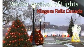 Winter Festival of Lights Niagara Falls #drivingvideo #christmas2023