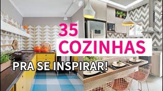 35 IDEIAS DE COZINHAS  PARA VOCÊ SE INSPIRAR!(Fotos do Pinterest)