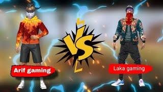 Arif gaming vs laka gamingFree fire one vs one custom gameplay,#arif_gaming#laka_gaming