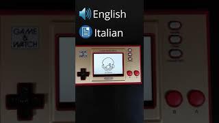 Game&Watch Super Mario Bros - BUG MARIO DRAWING SONG - Language Error #Shorts