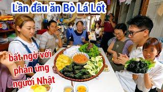 Đãi Anh Chị Người Nhật Ăn Thử Món Bò Lá Lốt Việt Nam, Bữa Tiệc Chia Tay Linh Đình