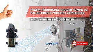 Pompa Pendorong Shower Pompa DC Paling Simple Portable Serbaguna Pendorong Mesin Cuci Heater