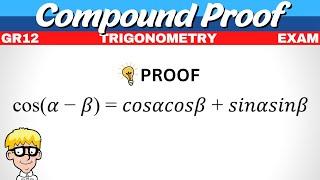 Proof Compound Angles | cos(𝞪 - 𝛃)