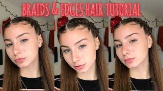 BRAIDS & EDGES HAIR TUTORIAL ‍️ // @officialmere