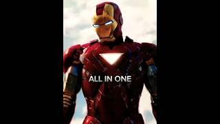 All in One Ft. IRON MAN EDIT  || #avengers #mcu #trending #shortsfeed #viral
