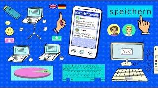 Deutsch lernen: Computer / digitale Kommunikation / Internet / Nachrichten / soziale Netzwerke