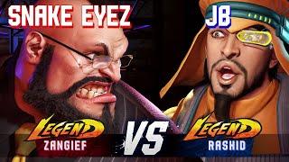 SF6 ▰ SNAKE EYEZ (Zangief) vs JB (Rashid) ▰ High Level Gameplay