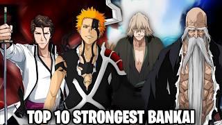 TOP 10 MOST POWERFUL BANKAI IN BLEACH  (Hindi)