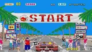 1987 Outrun Passing Breeze Arcade Old School Game Playthrough  Retro Game