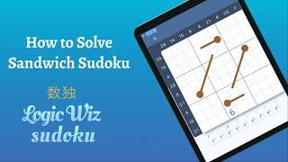 How to solve Sandwich Sudoku?