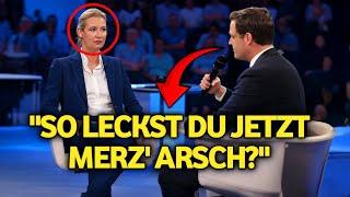 Alice Weidel bringt arroganten Journalisten zum Schweigen – ihre Antwort schockiert das Studio!