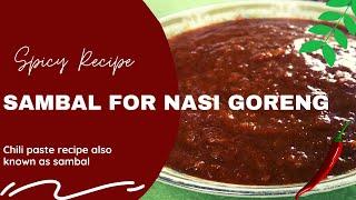 How to make Sambal for Nasi Goreng | Civer Corner