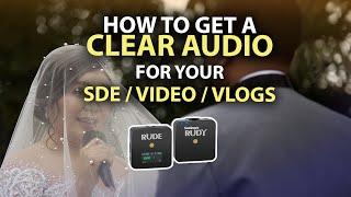 How to get a clear audio for your videos