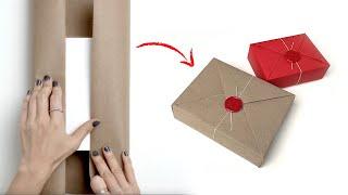 Not quite enough wrapping paper?  A hack!  | Gift Wrapping Ideas