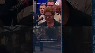 Mayor Karen Bass addresses housing, recovery efforts for Los Angeles' affected areas after fires
