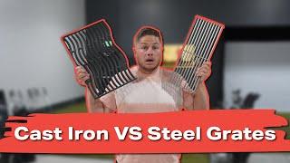 Cast Iron Grates VS Steel Grilling Grates ( Which BBQ Grate is Better at Low and High Heat?!)