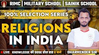 Religions in India | Sainik School Classes | RIMC Online Coaching | Military School Coaching