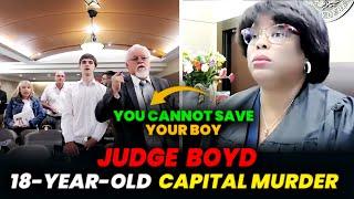 Judge Boyd v/s 18-Year-Old Capital Murder Case | Parents are NOT ALLOWED #judgeboyd #judgefleischer