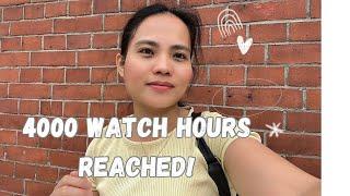 Ang bilis naabot ang 4000watch hours! THANK YOU @JaperSniperOfficial