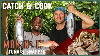 Fresh Catch Blackfin Tuna and Snapper! | Makin' It! | Florida | Brad Leone