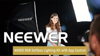 Introducing NEEWER NK800 RGB Softbox Lighting Kit with App Control