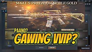 VIP Activate? M4A1-S Predator Noble Gold + Magic Stone @CrossfirePhilippines| MonarchZombieV4