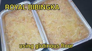 ROYAL BIBINGKA using GLUTINOUS FLOUR | Glutinous Flour Recipe | Recel Creates