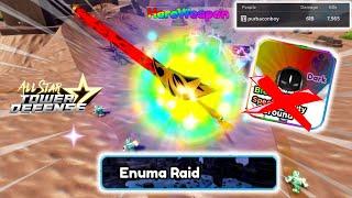 (No AIzen?!) Enuma Raid Solo Gameplay | Hero Weapon | Roblox All Star Tower Defense