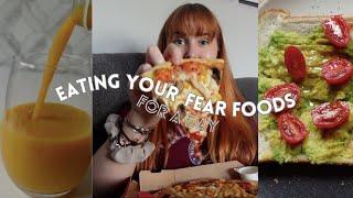 eating my followers' fear foods for a day :) let's chat about fear foods!