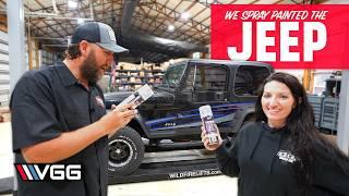 We SPRAY PAINTED My Jeep Wrangler!  Impressive Results For CHEAP!