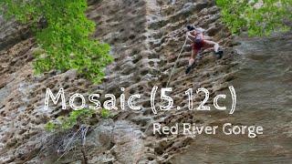 Mosaic (5.12c) — Red River Gorge Climbing