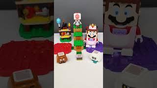 Lego Cat Mario's Toxic Apple Adventure! 4 #toys #shorts #supermario #nintendocharacter