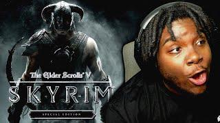 Non-Skyrim Fan PLAYS Skyrim For The FIRST TIME Ever! [1]