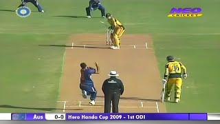 India vs Australia 1st odi 2009 Highlights thriller cricket match