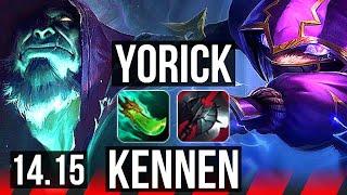 YORICK vs KENNEN (TOP) | 3/0/3, Rank 7 Yorick | EUNE Grandmaster | 14.15