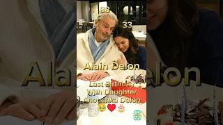 Alain Delon Last Birthday With Daughter Anouchka Delon #alaindelon #antesedepois #beforeandafter