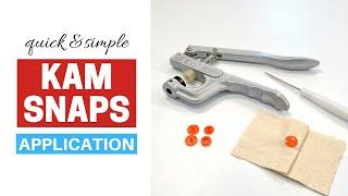 How To Apply Kam Snaps // Quick and Simple Tutorial