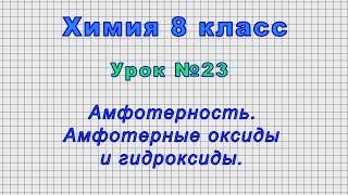 Химия 8 класс (Урок 23 - Амфотерность. Амфотерные оксиды и гидроксиды.)