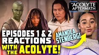 The Acolyte REACTS To Star Wars The Acolyte Episodes 1 & 2 ! Ft. Amandla Stenberg!