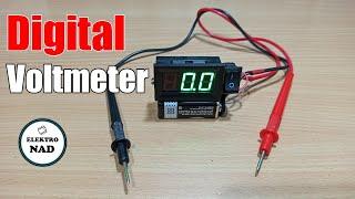 How to make DC digital voltmeter