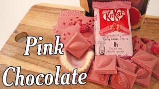 RUBY CHOCOLATE - Trying The New PINK Chocolate! (Ruby Kit Kat & More!) - Weird Fruit Explorer